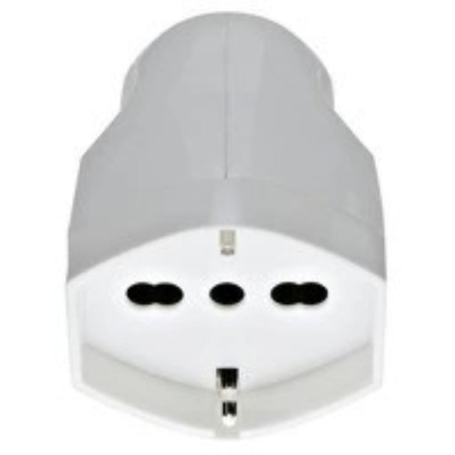 SPINA 2P+T 16A UNIVERSALE ASSIALE BIANCO - ElettroWatt.eu