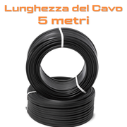 PROLUNGA ELETTRICA INDUSTRIALE 16A DA 5 METRI - CAVO IN NEOPRENE 3G2.5 - PROTEZIONE IP67 - ElettroWatt.eu