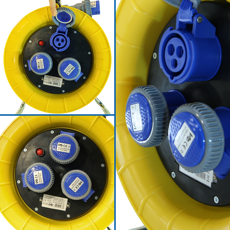 AVVOLGICAVO TERMOPL. 2P+T 16A 230V 30MT IP67