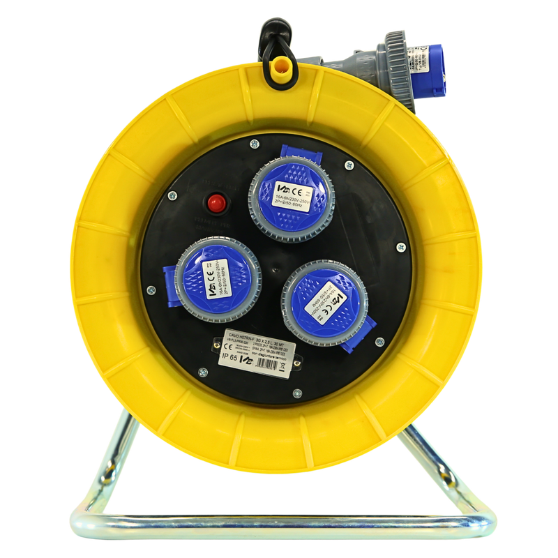 AVVOLGICAVO TERMOPL. 2P+T 16A 230V 30MT IP67