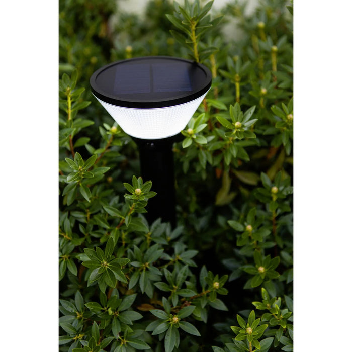 KARLO SOLAR LED BOLL W/SPIKE BL LU CONN