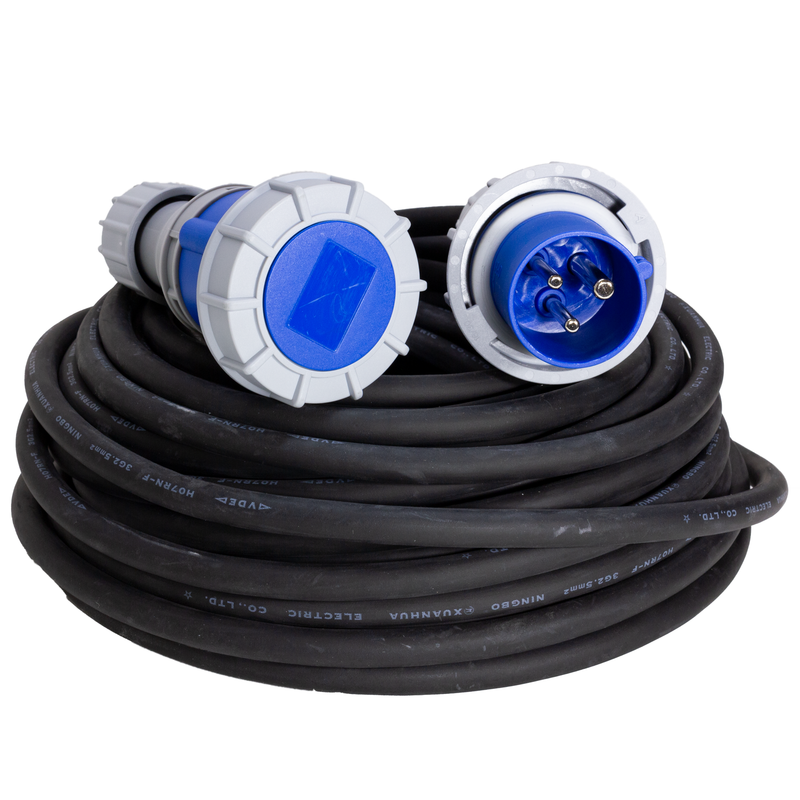 PROLUNGA 2P+T 16A 230V IP67 10MT 3GX2,5 - ElettroWatt.eu