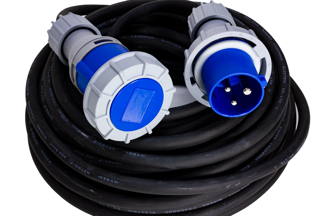 PROLUNGA ELETTRICA INDUSTRIALE 16A DA 10 METRI - CAVO IN NEOPRENE 3G2.5 - PROTEZIONE IP67 - ElettroWatt.eu