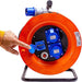 Avvolgicavo industriale IP44 - 2 prese CEE, 1 presa Schuko - 30 metri 220V - Cavo in Neoprene H07Rn-f - ElettroWatt.eu