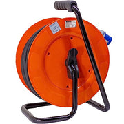 Avvolgicavo industriale IP44 - 2 prese CEE, 1 presa Schuko - 30 metri 220V - Cavo in Neoprene H07Rn-f - ElettroWatt.eu