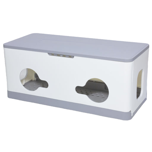 Scatola Porta Cavi in ABS super resistente, Protezione Ciabatte elettriche, sistema i cavi aggrovigliati, Sicurezza Bambini e Animali. - ElettroWatt.eu